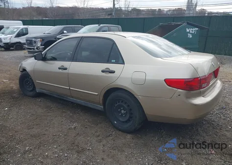 2005 Honda Accord 2.4 Dx из США, поврежденный, VIN 1HGCM56195A163456